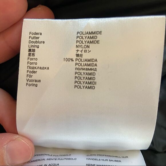 Pespow Womens Down Gray Aspen Parka size large - Picture 9 of 12